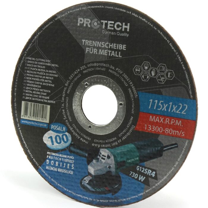 Rezalni disk za kovine 125X1X22mm